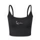 Karl Kani Γυναικείο αμάνικο μπλουζάκι Small Signature Essential Crop Top
